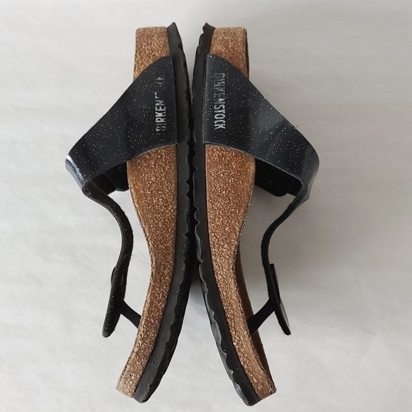 Birkenstock Women Gizeh Thong Eva Sandals Adjustable Buckle Black Comfy Slip-on - Picture 8 of 10